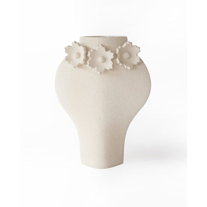 Rankų darbo keramikinė vaza Sculptural Flowers - Dal