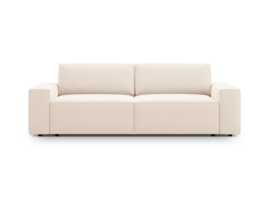 Velvet sofa bed Jodie with bedding box