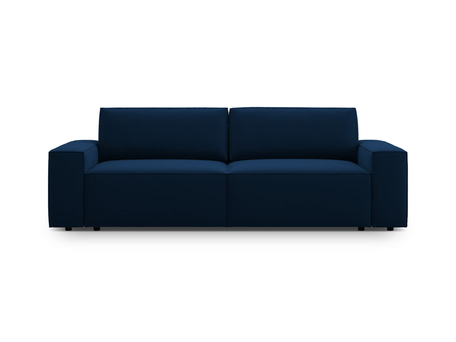 Velvet sofa bed Jodie with bedding box