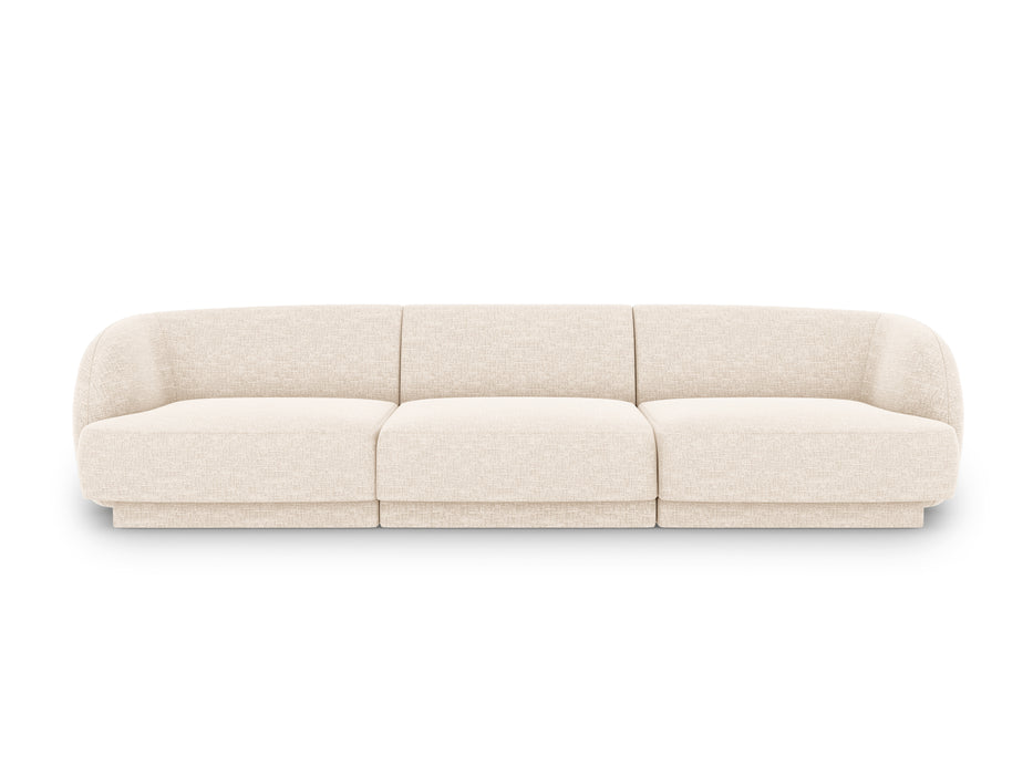 Trivietė šenilo sofa Miley