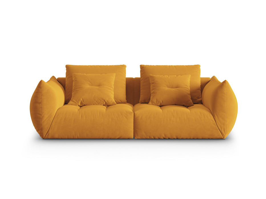 Velveto trivietė sofa Bloom