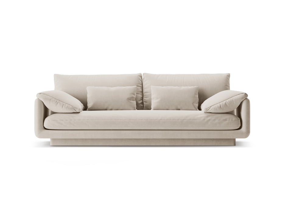 Three-seater velvet sofa Torino