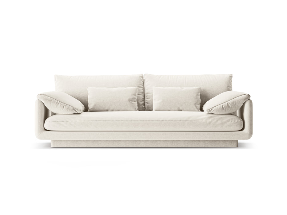 Three-seater chenille sofa Torino