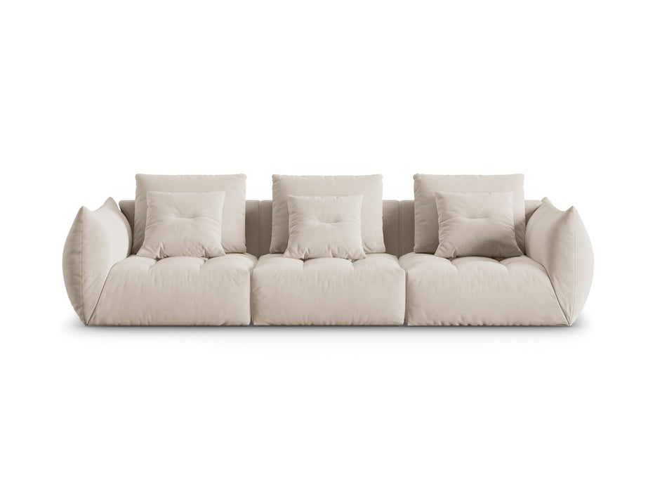 Velveto keturvietė modulinė sofa Bloom