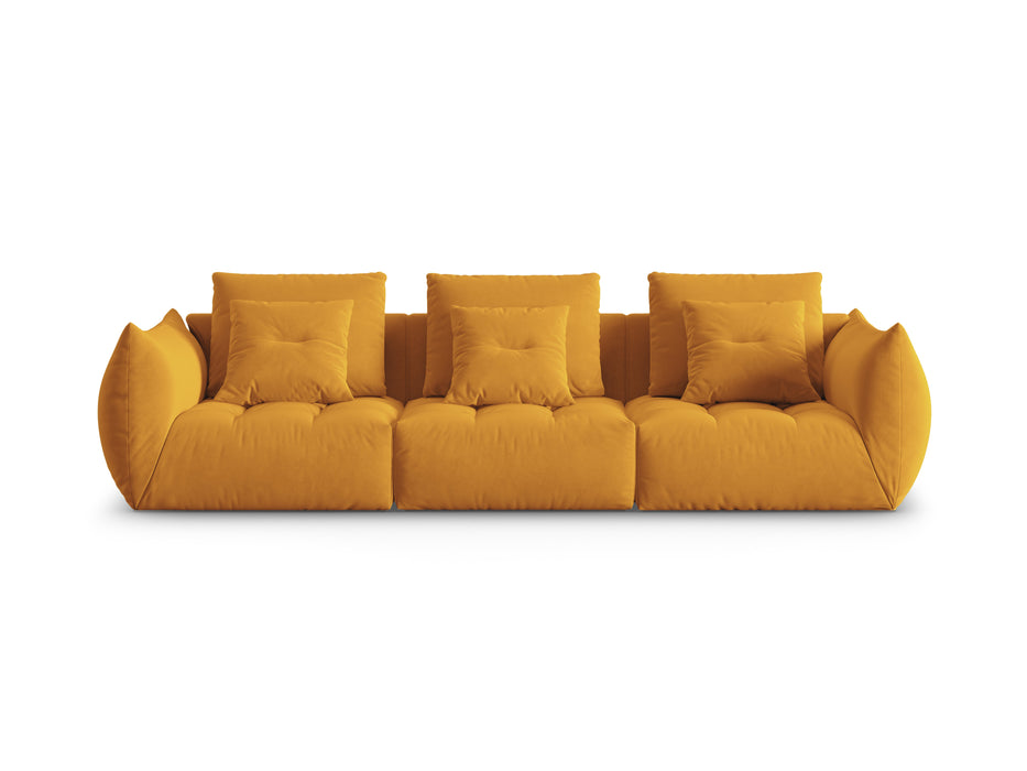 Velveto keturvietė modulinė sofa Bloom