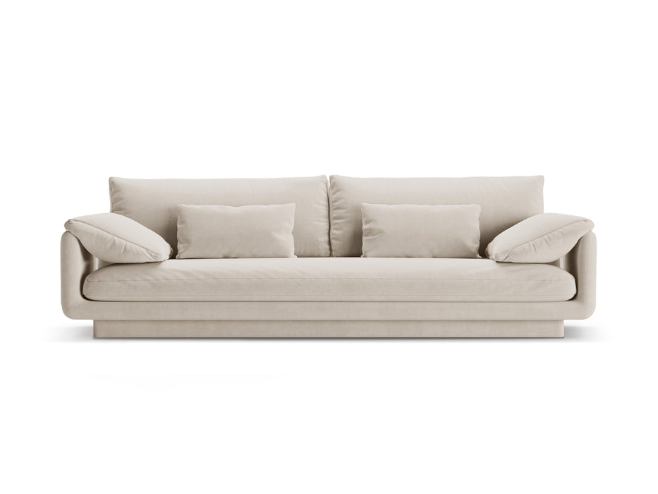 Four-seater velvet sofa Torino