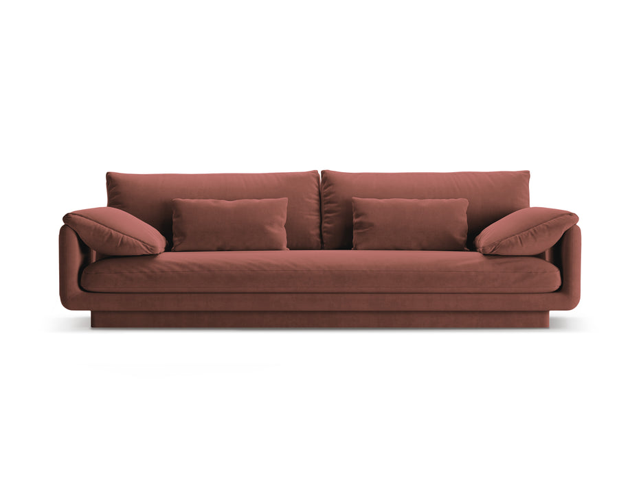 Four-seater velvet sofa Torino