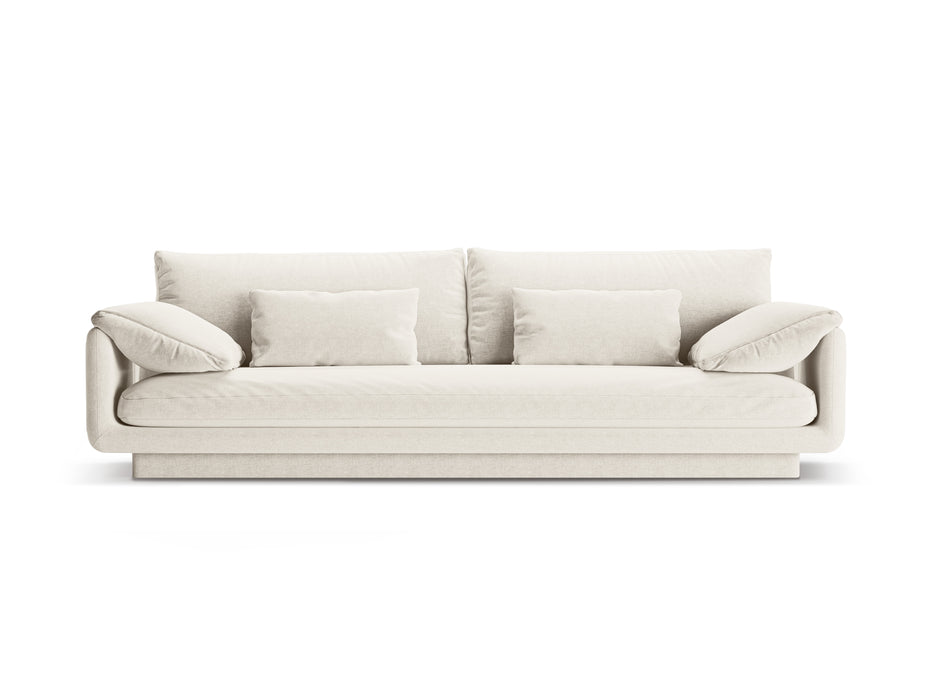 Four-seater chenille sofa Torino