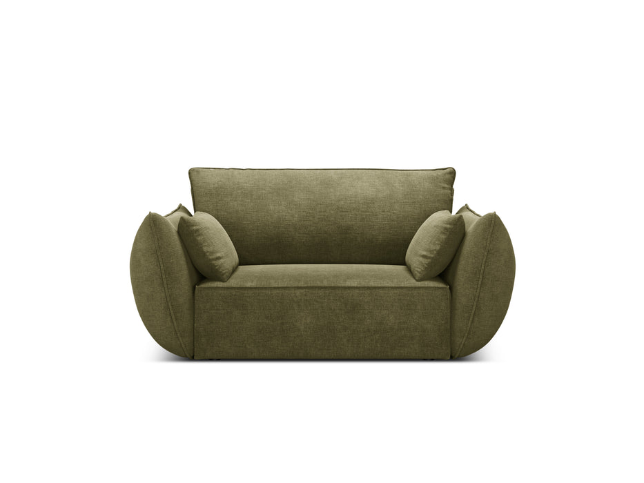 Chenille armchair Kaelle