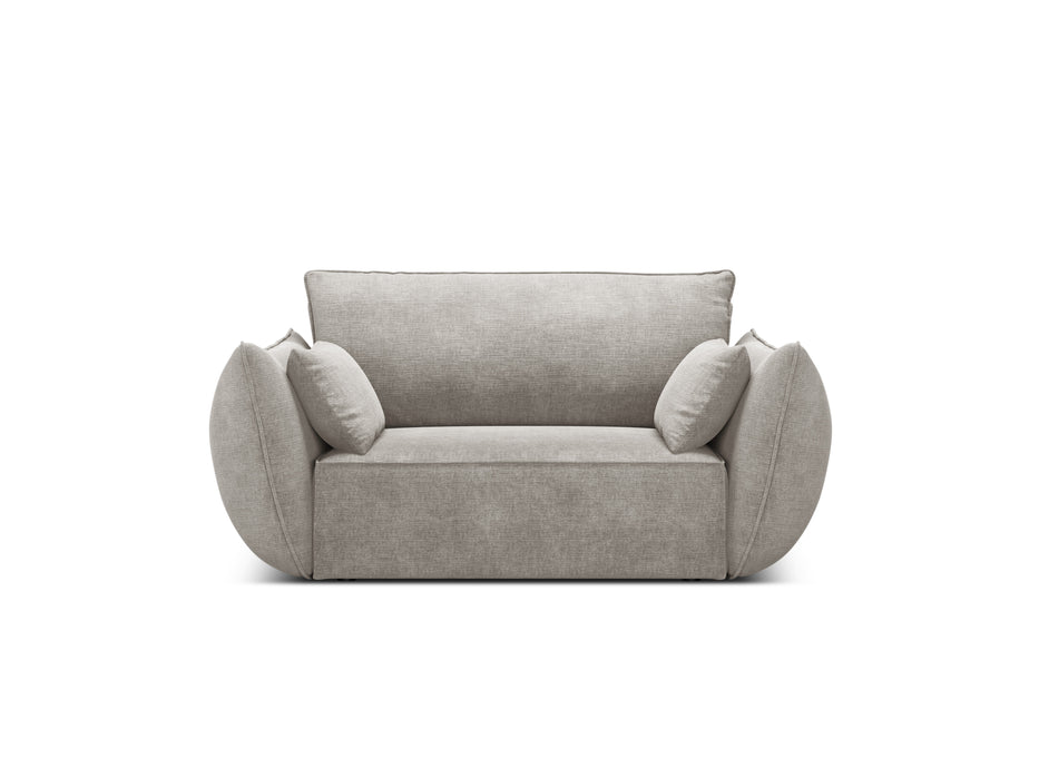 Chenille armchair Kaelle