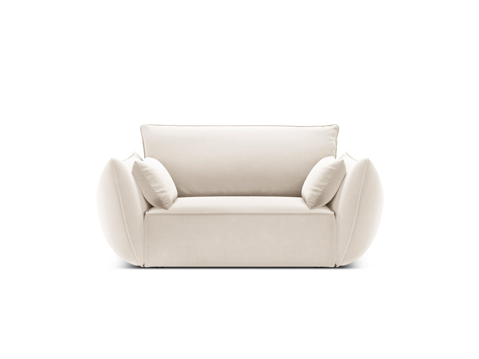Velvet armchair Kaelle