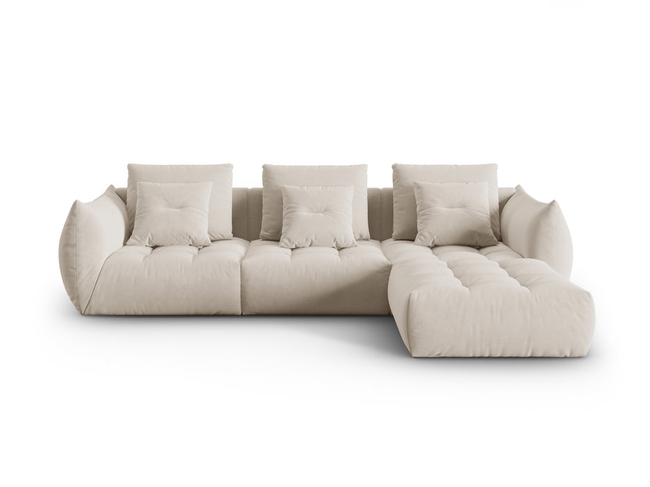 Velveto modulinė kampinė sofa Bloom