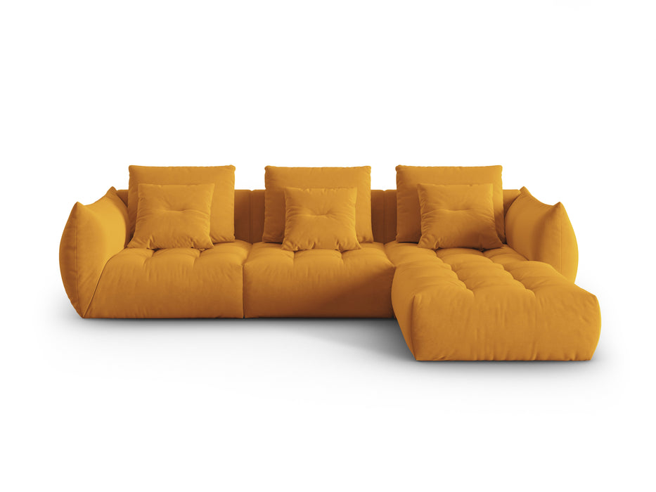 Velveto modulinė kampinė sofa Bloom