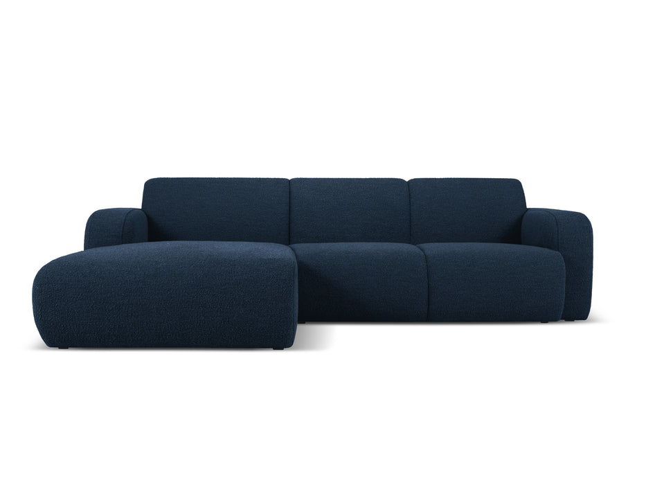 Boucle keturvietė kampinė sofa Molino
