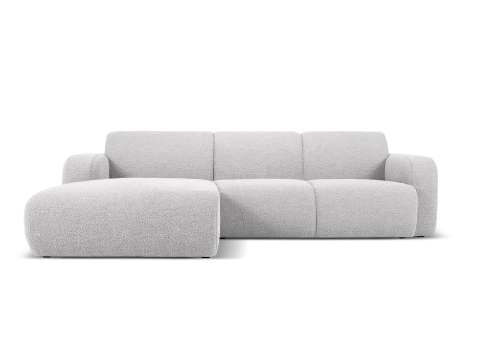 Boucle keturvietė kampinė sofa Molino