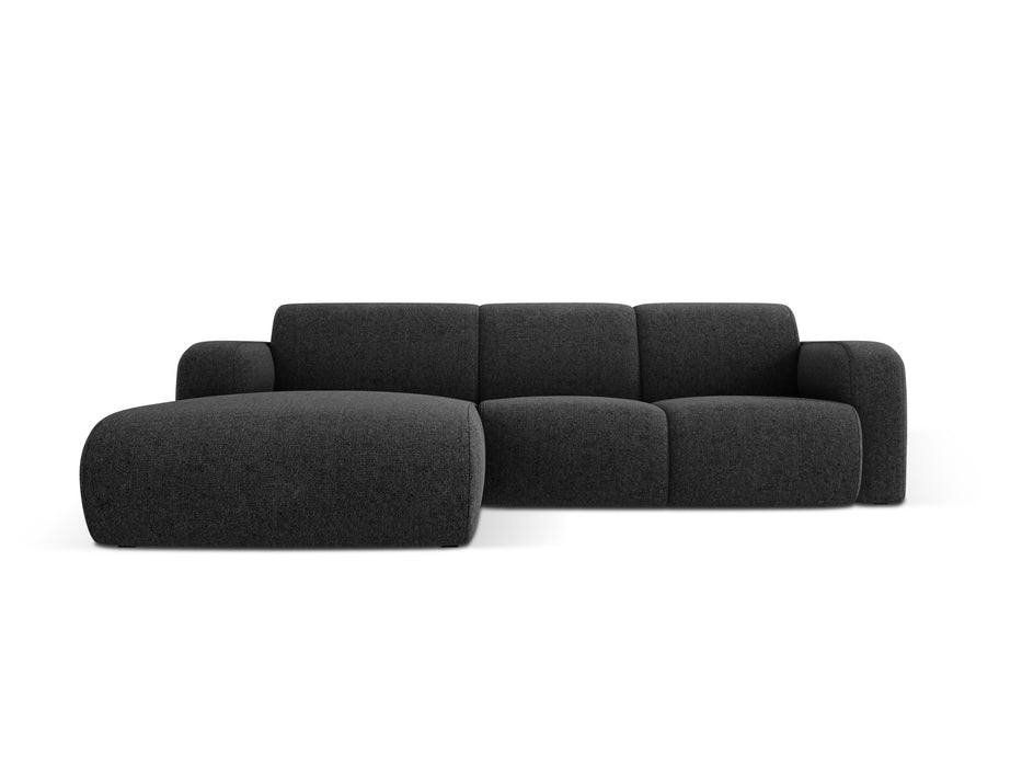Šenilo keturvietė kampinė sofa Molino