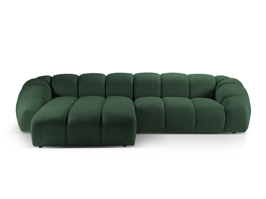 Keturvietė velveto kampinė sofa Diana