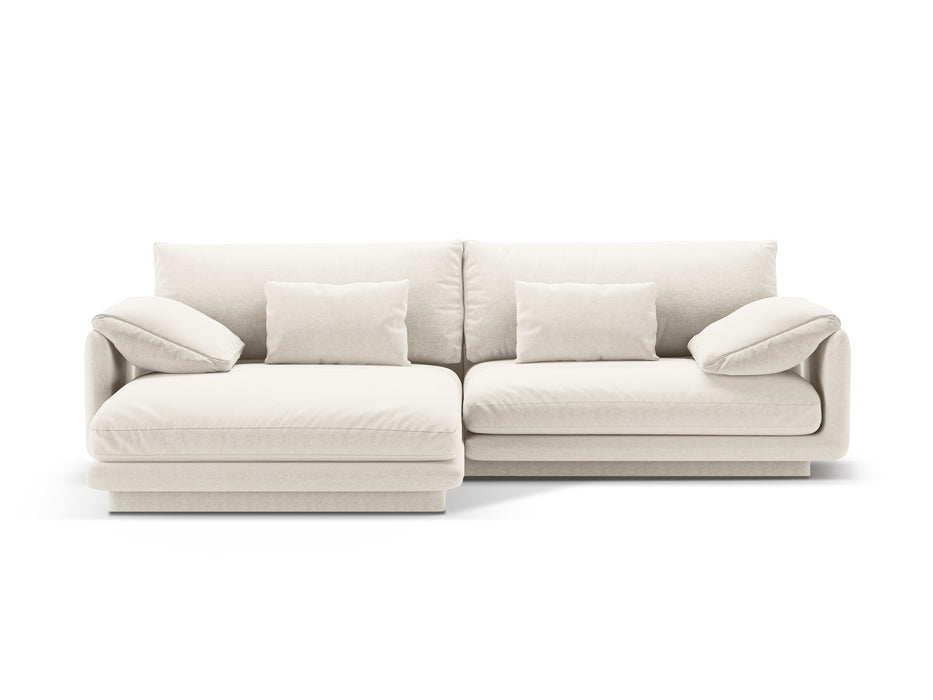 Keturių vietų šenilo kampinė sofa Torino