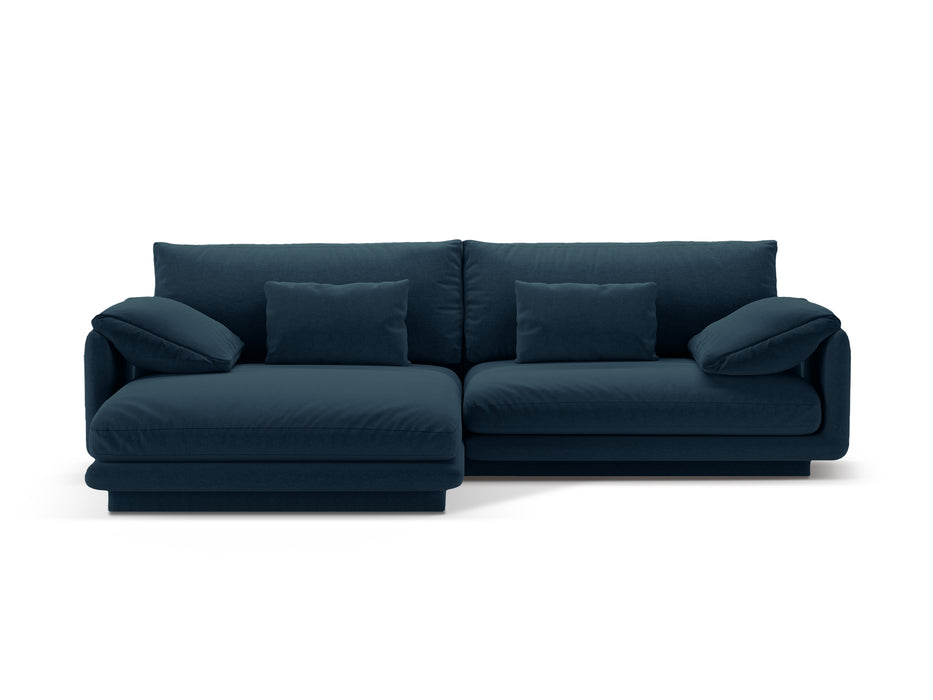 Keturių vietų šenilo kampinė sofa Torino