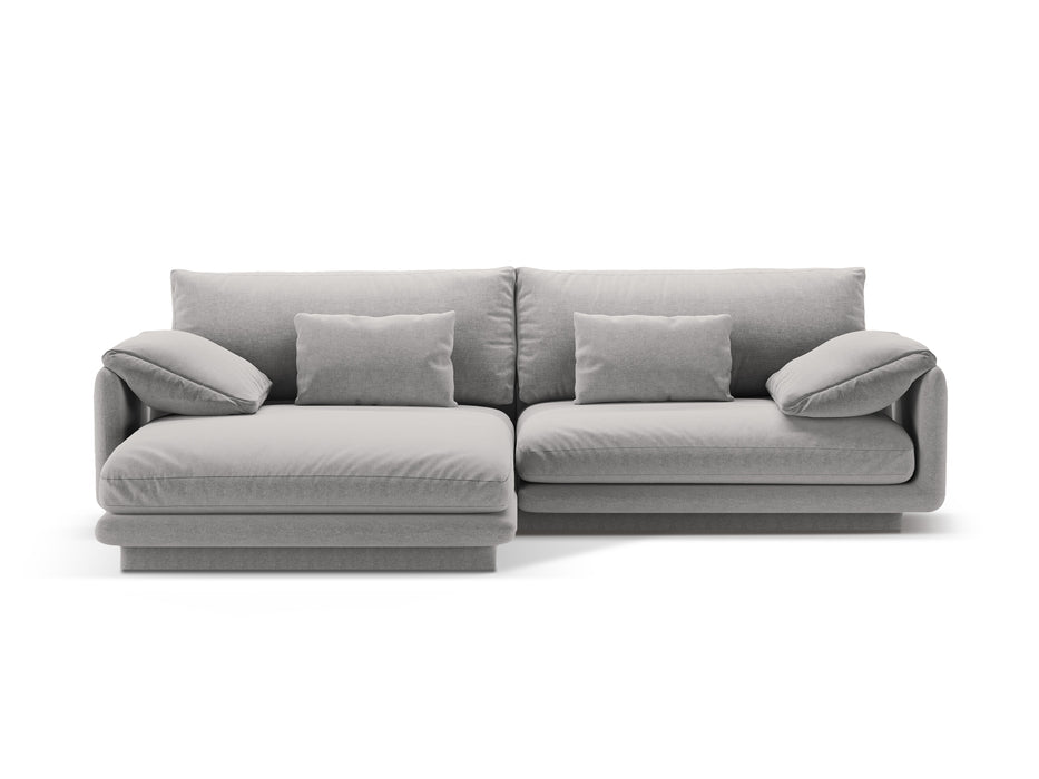 Keturių vietų šenilo kampinė sofa Torino
