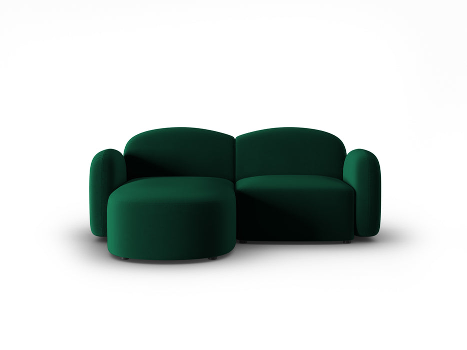Aksominė trivietė kampinė sofa Blair