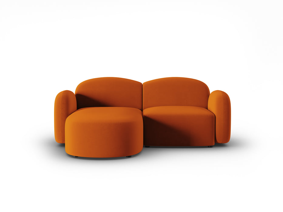 Aksominė trivietė kampinė sofa Blair