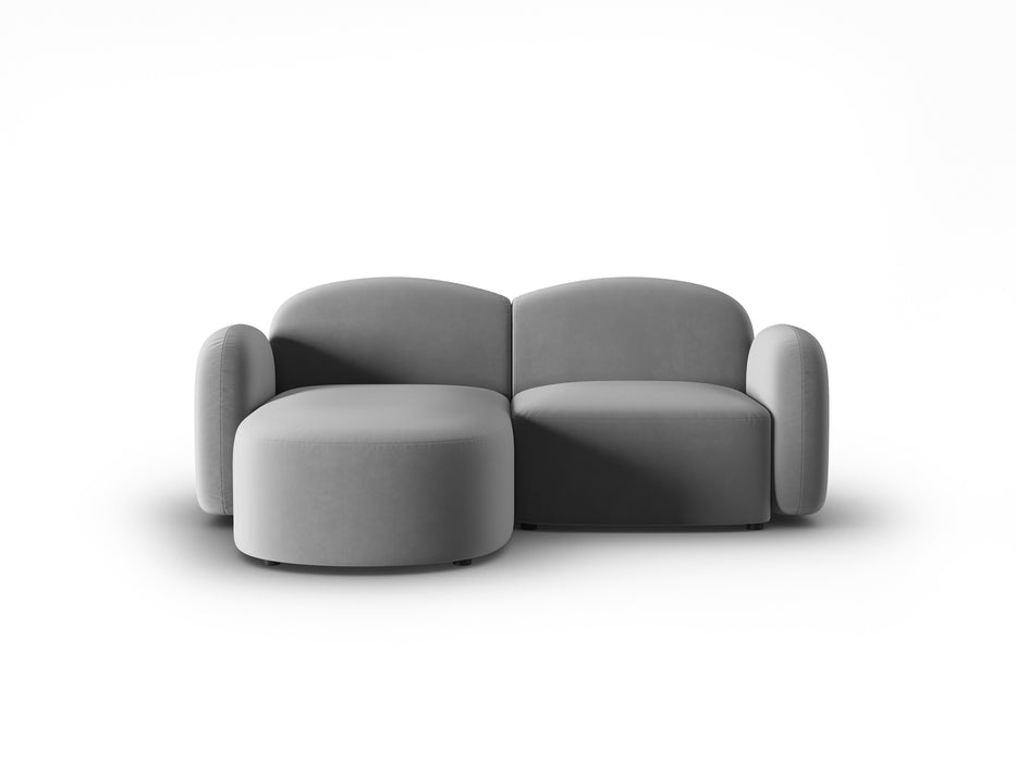 Aksominė trivietė kampinė sofa Blair