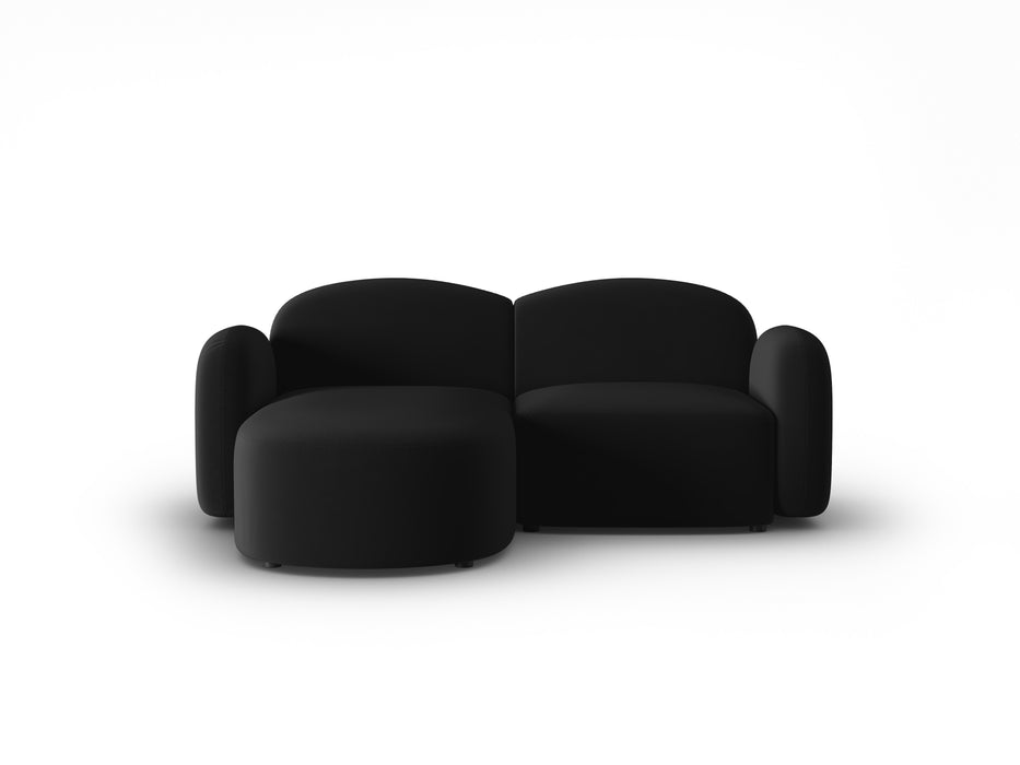 Aksominė trivietė kampinė sofa Blair