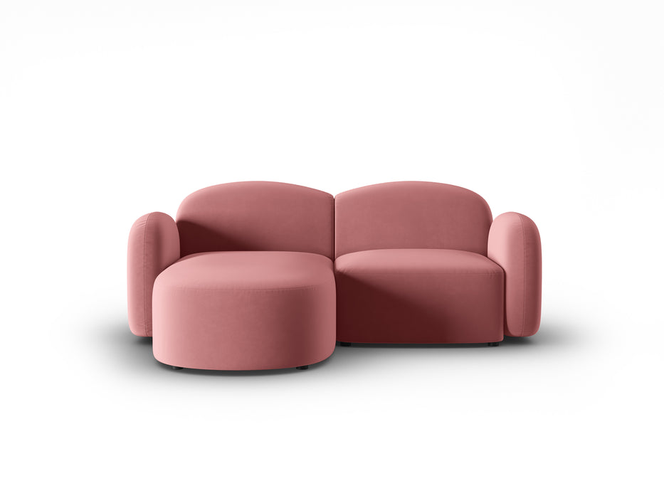 Aksominė trivietė kampinė sofa Blair