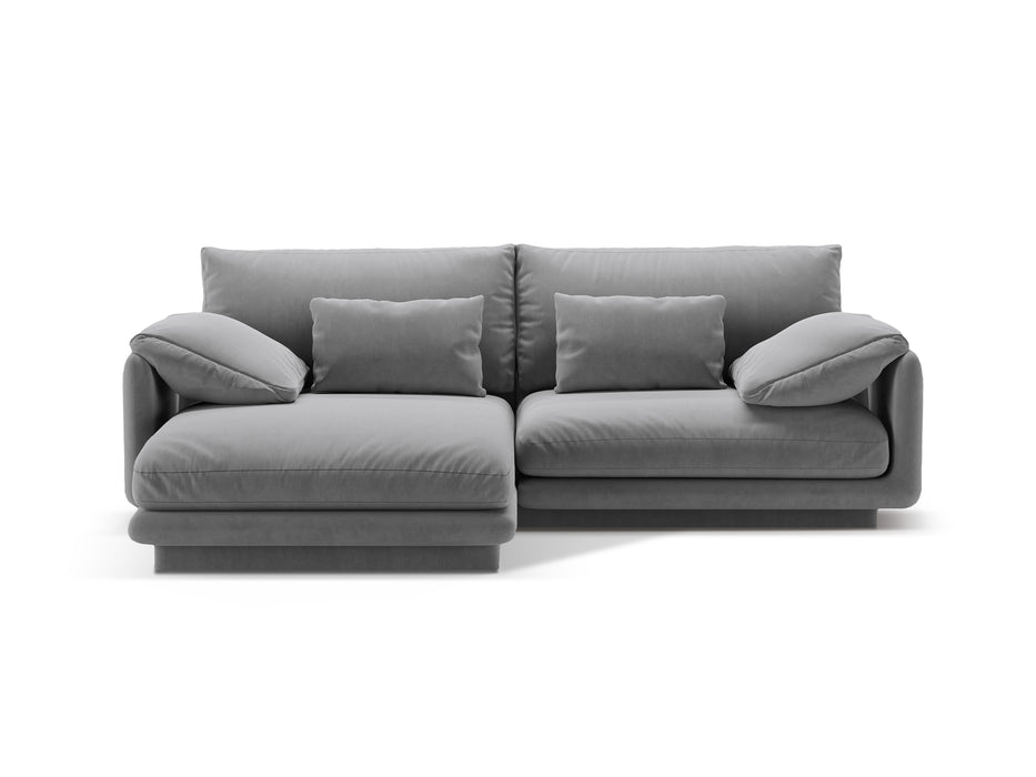 Trivietė velveto kampinė sofa Torino