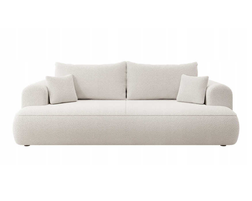 Trivietė bouclé sofa Ovu