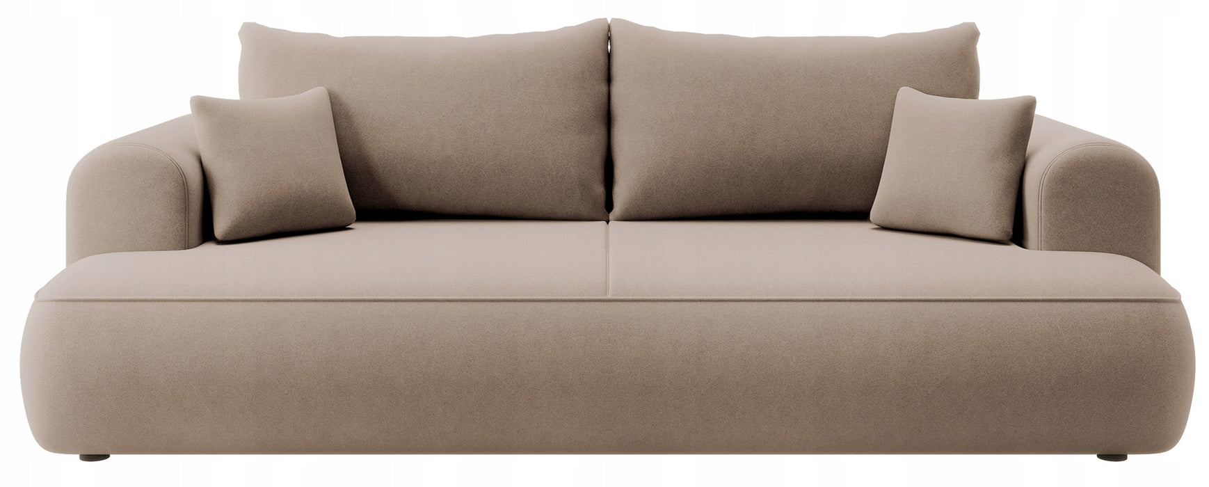 Three-seater velvet sofa Ovu