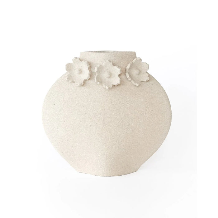 Handmade vase Sculptural Flowers
