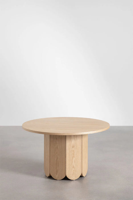 Round wooden coffee table Vinesey