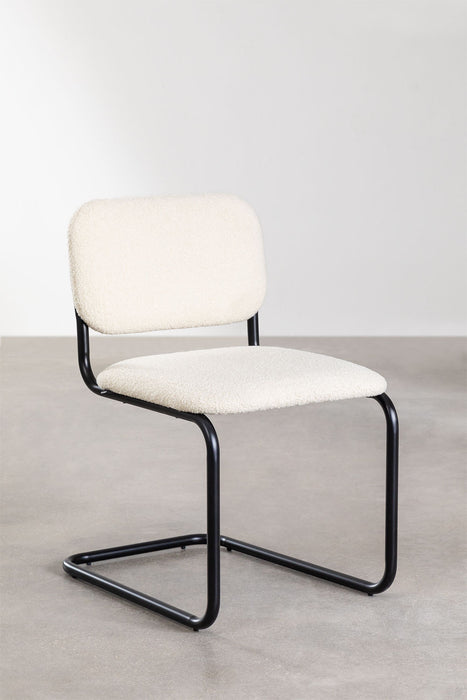 Dining chair Tento Black Chenille