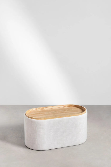 Oval coffee table with tray and storage Berkeleni