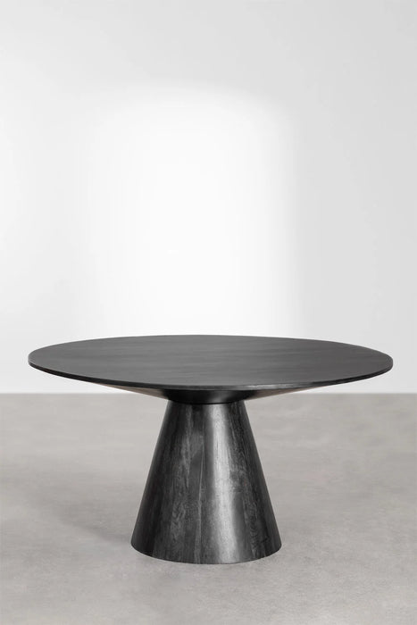 Round mango wood dining table Weymar