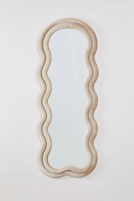 Wall mirror with upholstery Evelyn