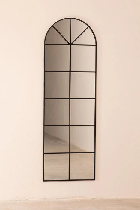 Wall metal mirror with window effect Paola
