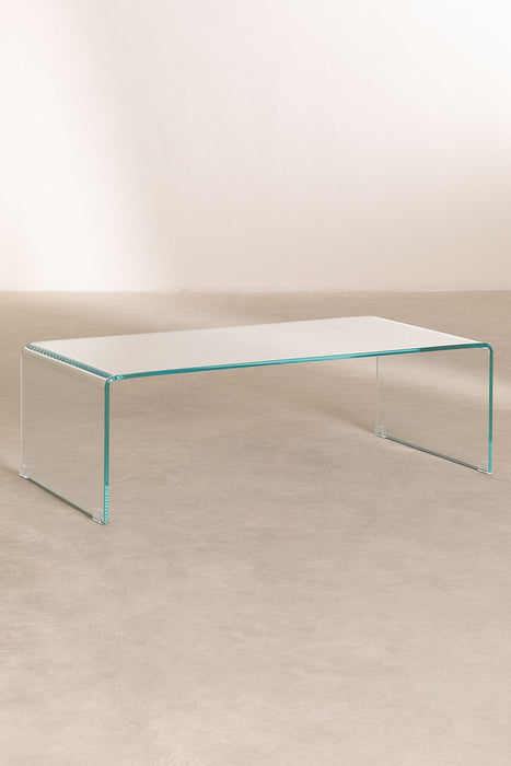 Clear glass coffee table Cris