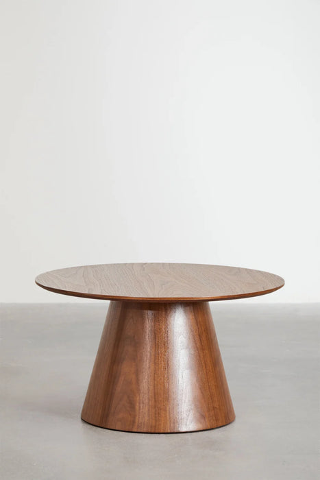 Round wooden coffee table Aura