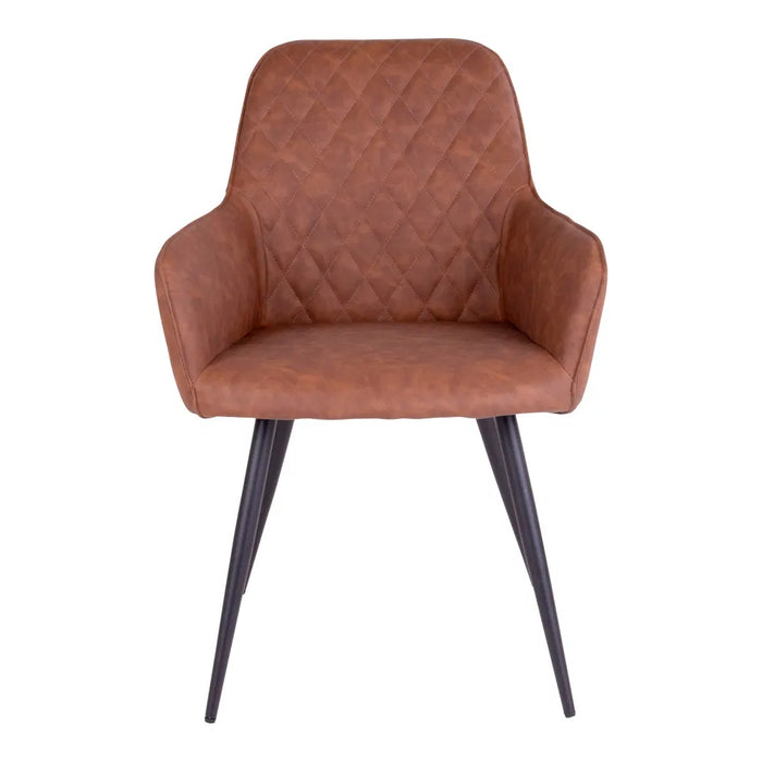 Set of two artificial leather chairs Harbo