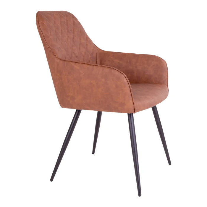 Set of two artificial leather chairs Harbo