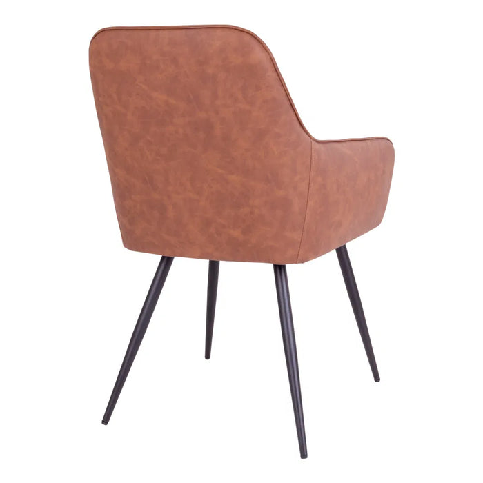 Set of two artificial leather chairs Harbo