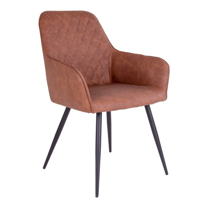 Set of two artificial leather chairs Harbo