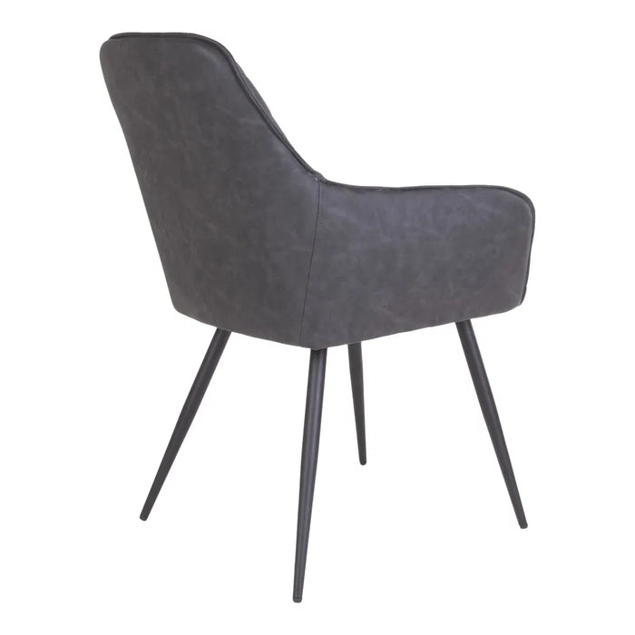 Set of two artificial leather chairs Harbo
