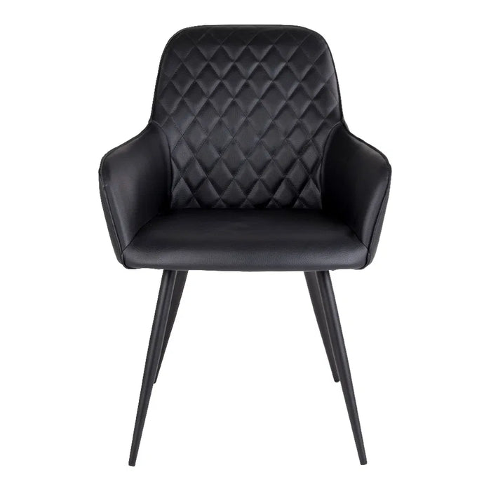 Set of two artificial leather chairs Harbo