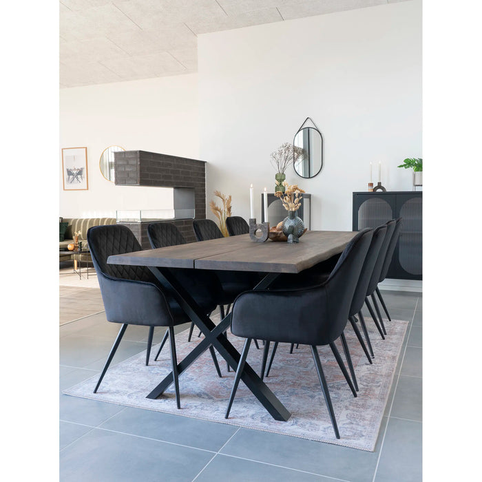 Set of two velvet chairs Harbo