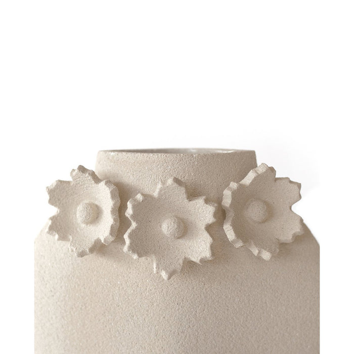 Rankų darbo keramikinė vaza Sculptural Flowers - Dal