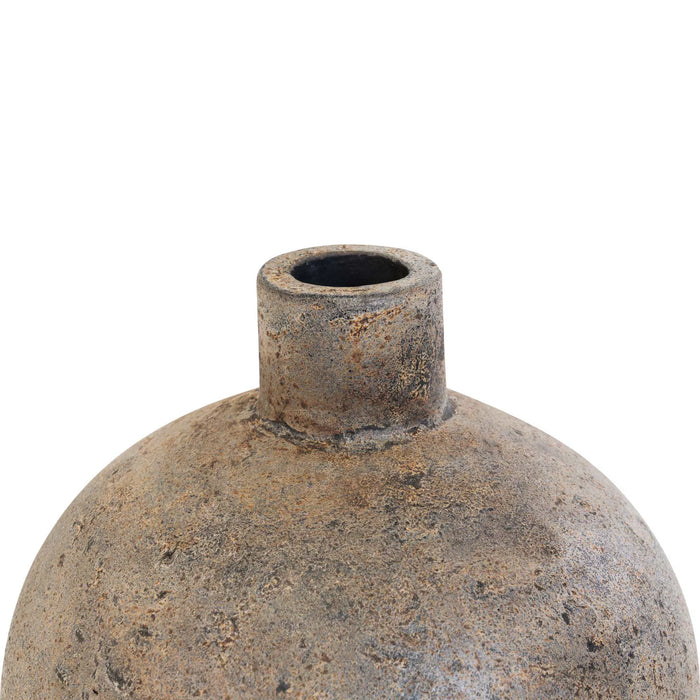 Terracotta decorative pot Corvo